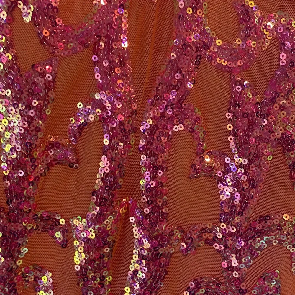 Windsor Orange and Pink Sequin Mini Dress - Picture 2 of 5